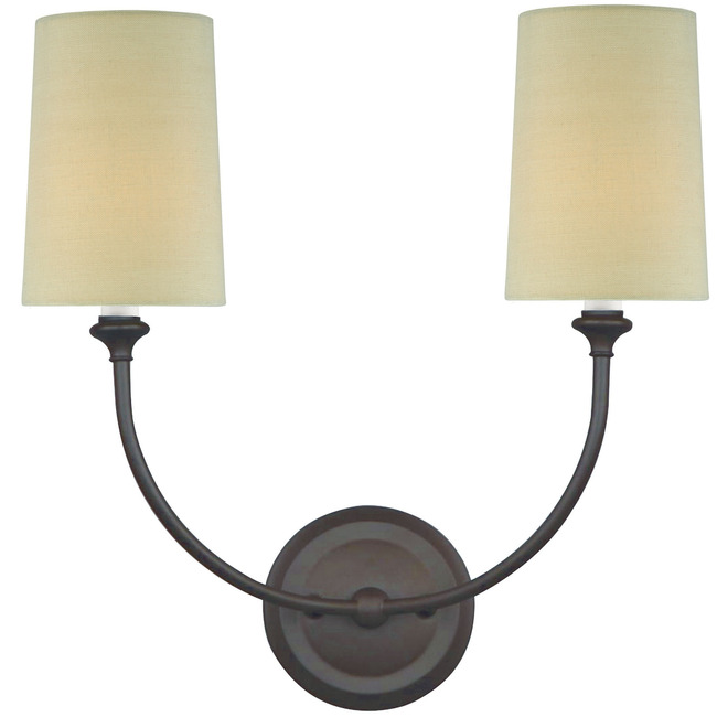 Sylvan Double Wall Sconce by Crystorama