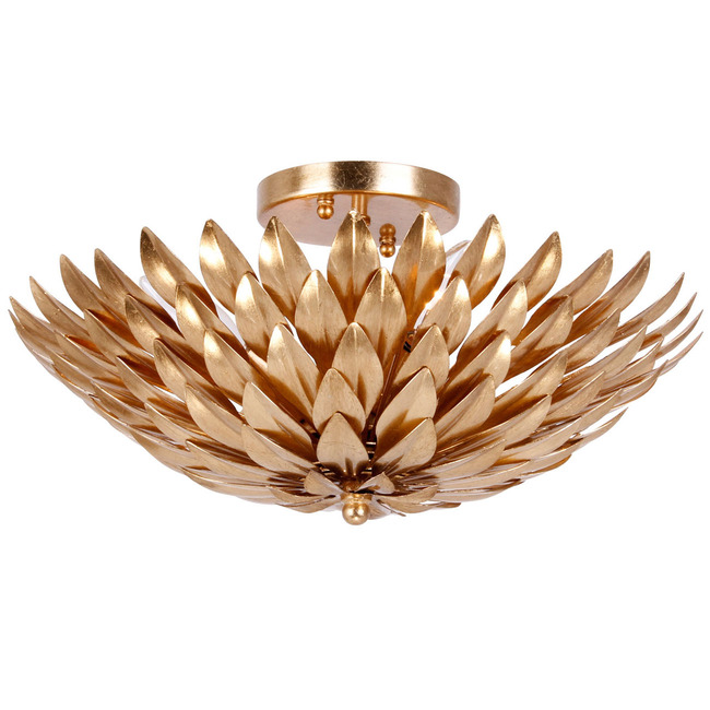 Broche Bowl Semi-Flush Ceiling Light by Crystorama