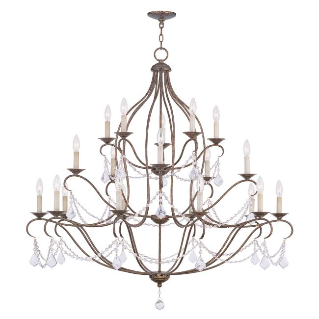 Chesterfield 20 Light Chandelier by Livex Lighting