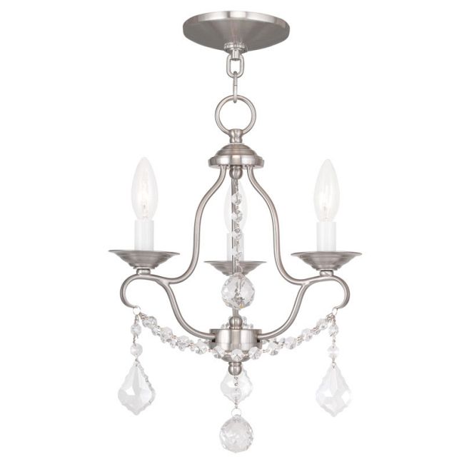 Chesterfield 3 Light Mini Chandelier by Livex Lighting