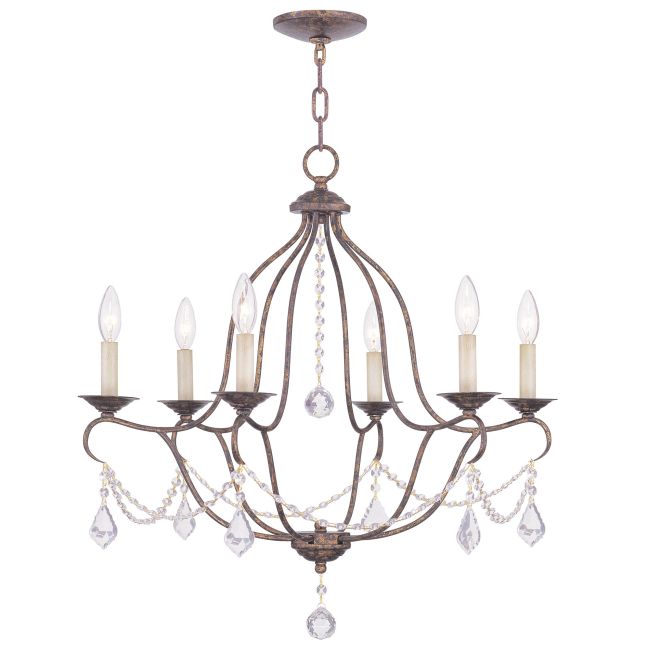 Chesterfield 6 Light Chandelier by Livex Lighting