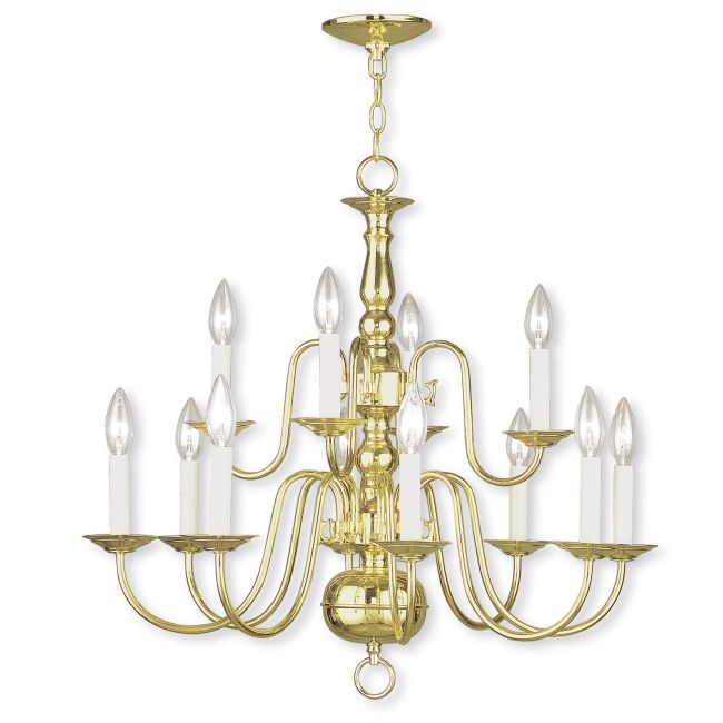 Williamsburgh 12 Light Chandelier by Livex Lighting