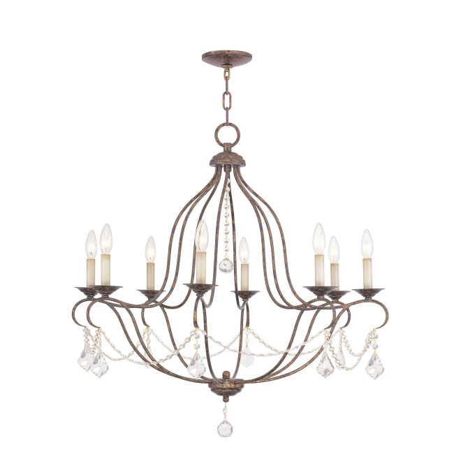 Chesterfield 8 Light Chandelier by Livex Lighting