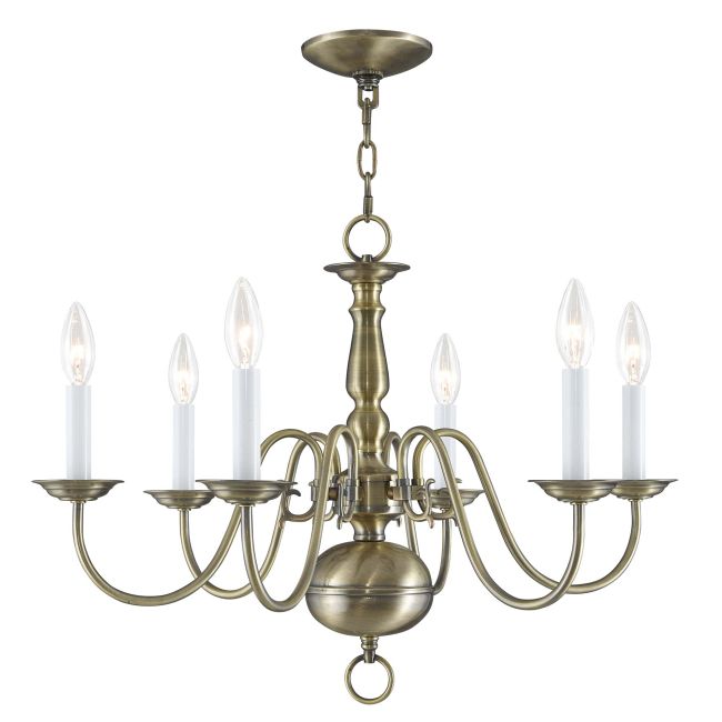 Williamsburgh 6 Light Chandelier by Livex Lighting