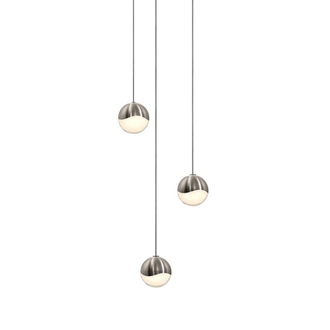 Grapes 3 Light Round Multi-Light Pendant by SONNEMAN - A Way of Light