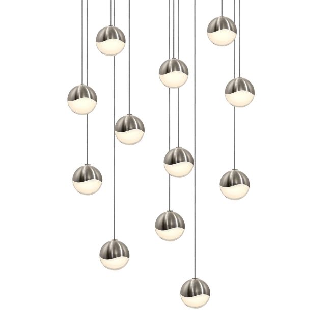 Grapes 12 Light Round Multi-Light Pendant by SONNEMAN - A Way of Light