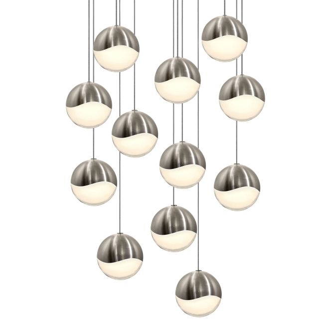 Grapes 12 Light Round Multi-Light Pendant by SONNEMAN - A Way of Light