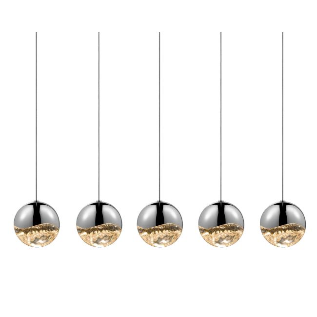 Grapes 5 Light Linear Multi-Light Pendant by SONNEMAN - A Way of Light