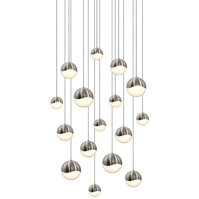 Grapes Square Assorted Multi-Light Pendant by SONNEMAN - A Way of Light