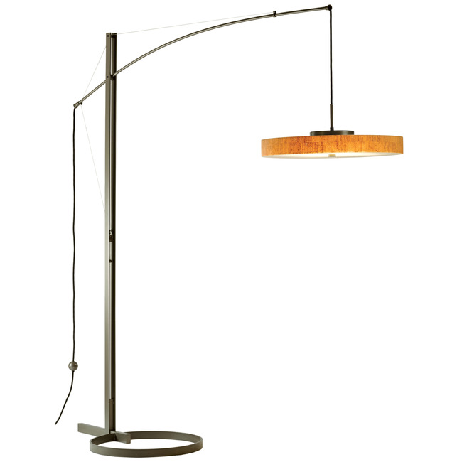 Disq Arc LED Floor Lamp by Hubbardton Forge