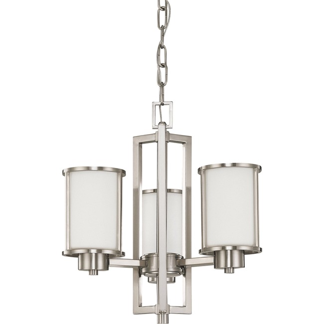 Odeon 3 Light Chandelier by Satco