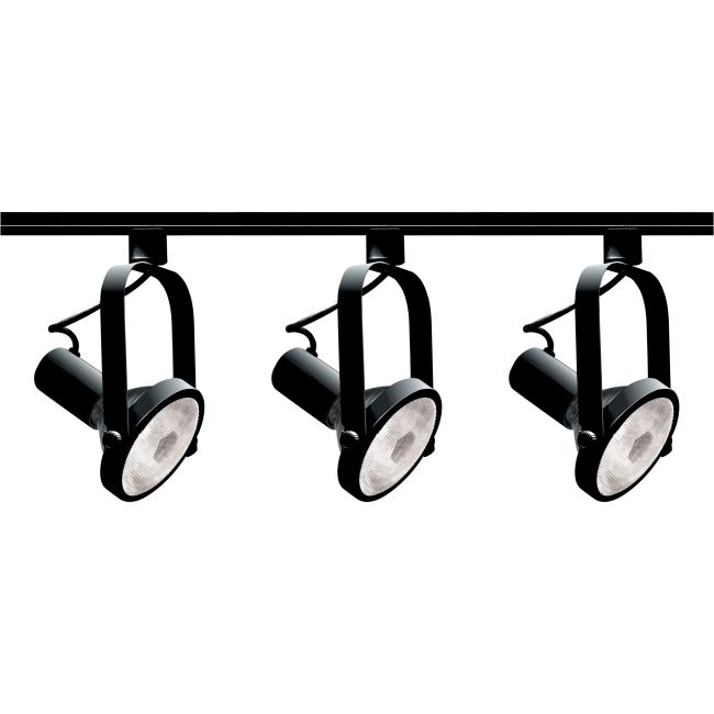 Gimbal Ring PAR30 3-Light Track Light Kit by Satco