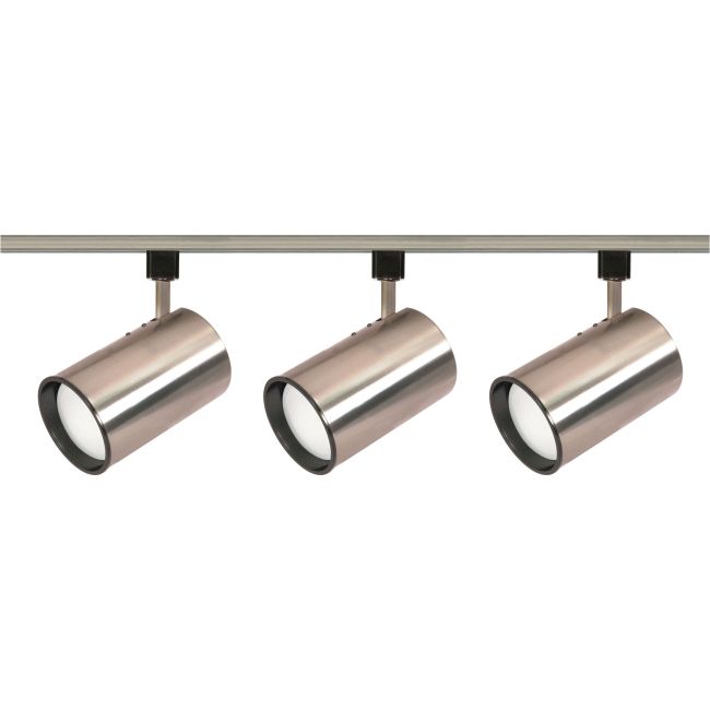 Straight Cylinder R30 3-Light Track Light Kit by Satco