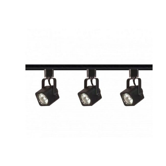 Square MR16 3 Head Track Light by Satco
