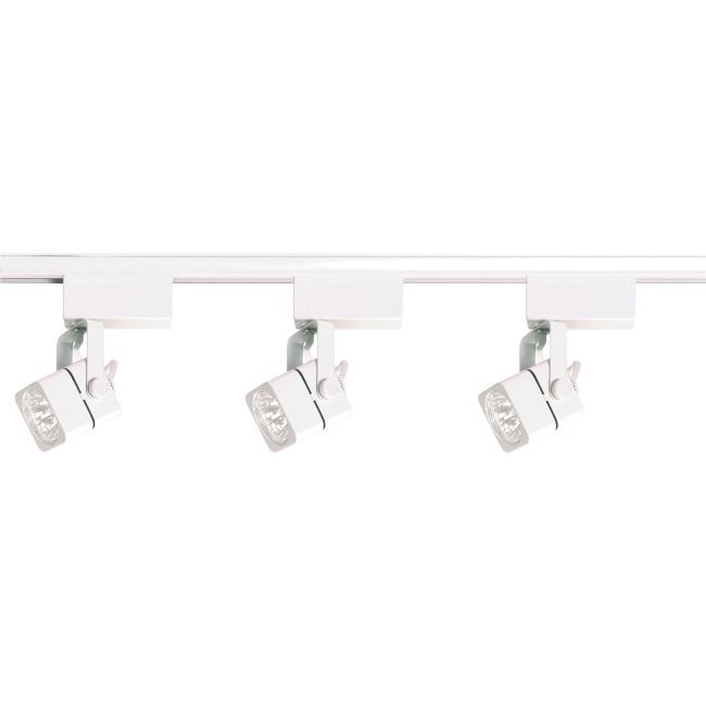 Square 2IN MR16 120V 3-Light Track Light Kit by Satco