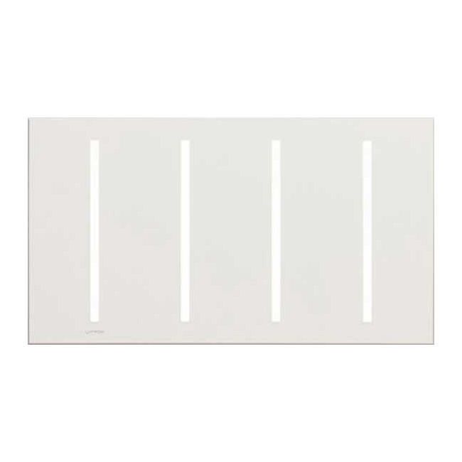 Grafik T Four Gang Wall Plate by Lutron