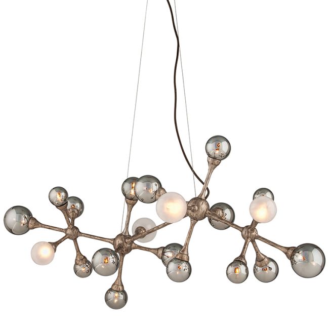 Element Linear Chandelier by Corbett Lighting