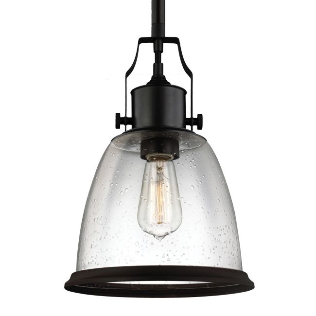 Hobson Clear Seedy Pendant by Generation Lighting