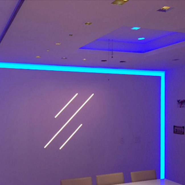 Verge Wall 6W RGB/White Plaster-In System  by PureEdge Lighting