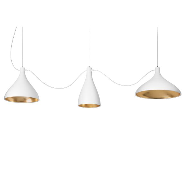 Swell String Mixed Multi Light Pendant by Pablo