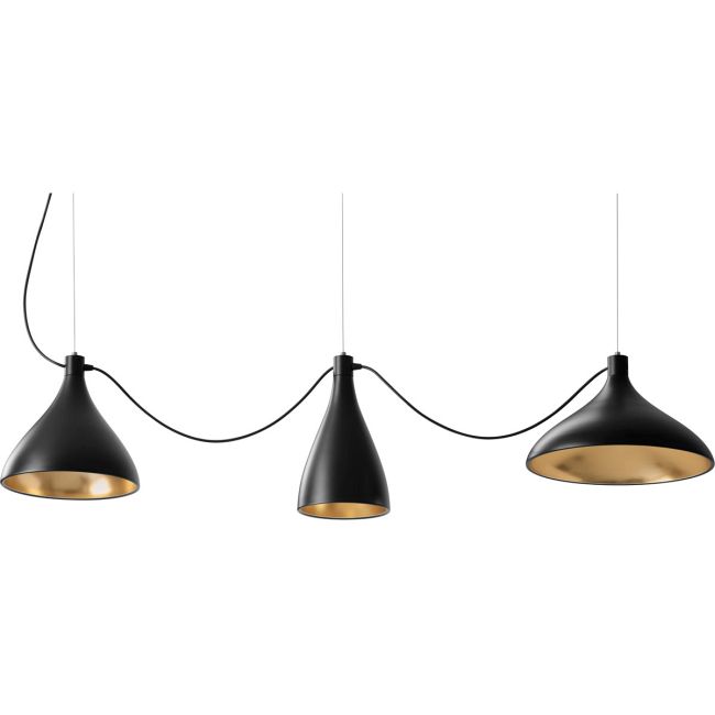 Swell String Mixed Multi Light Pendant by Pablo