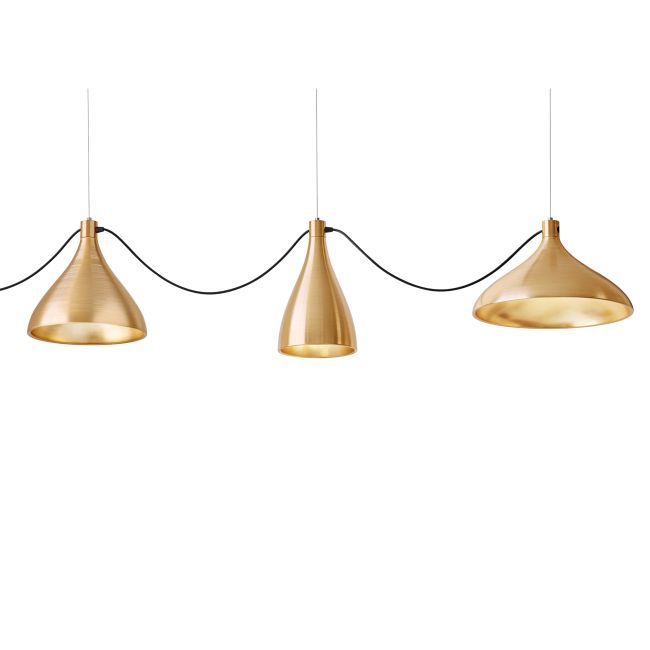 Swell String Mixed Multi Light Pendant by Pablo