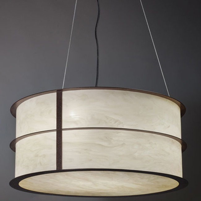 Ellipse Round Pendant by UltraLights