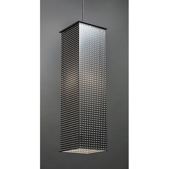 Clarus Long Square Shade Square Cutout Pendant by UltraLights