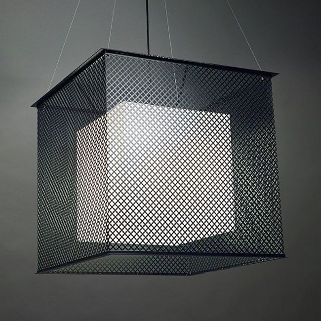 Clarus Square Shade Square Cutout Pendant by UltraLights