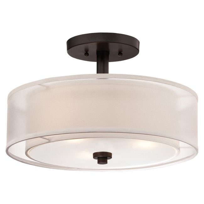 Parsons Studio Semi Flush Ceiling Light  by Minka Lavery