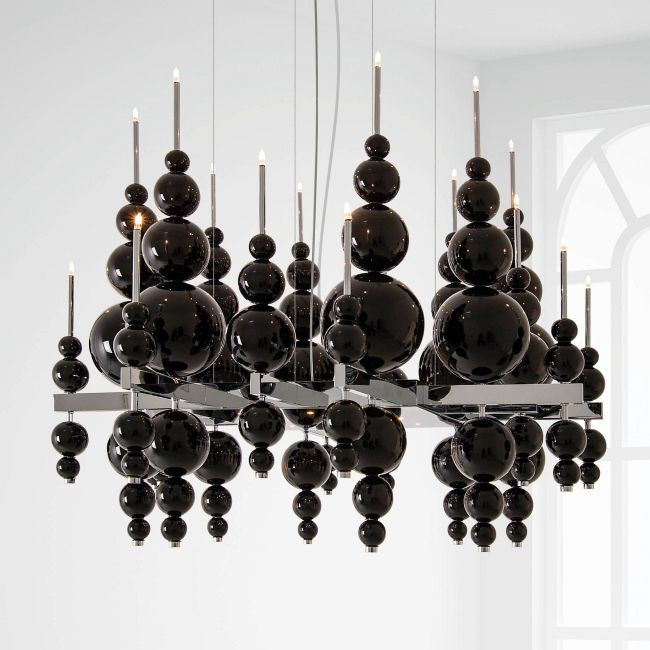 Tears From Moon Square Chandelier by Ilfari
