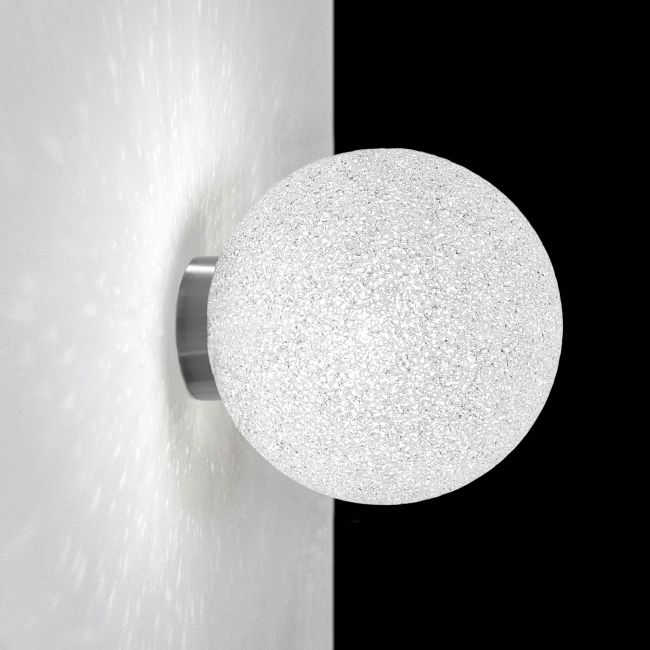 Iceglobe Mini Wall/Ceiling Flush Light by Lumen Center Italia