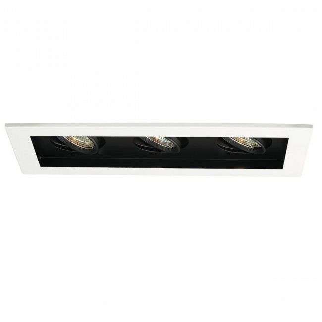 3-Light Multiple Spot Flanged Trim - Overstock by WAC Lighting
