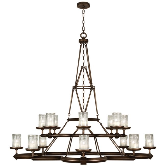 Liaison Glass Candle Chandelier by Fine Art Handcrafted Lighting