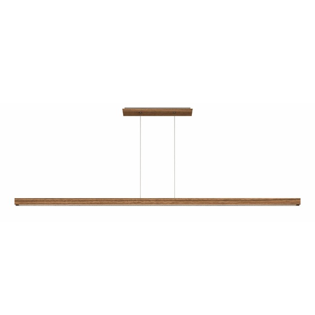 Glide Wood Up/Down Center Feed Linear Suspension by PureEdge Lighting