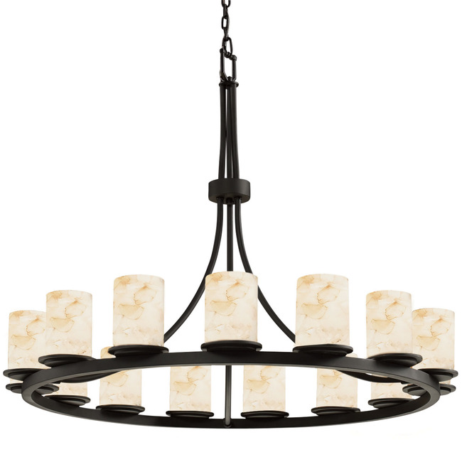 Dakota 15 Light Single Tier Chandelier by Justice Design