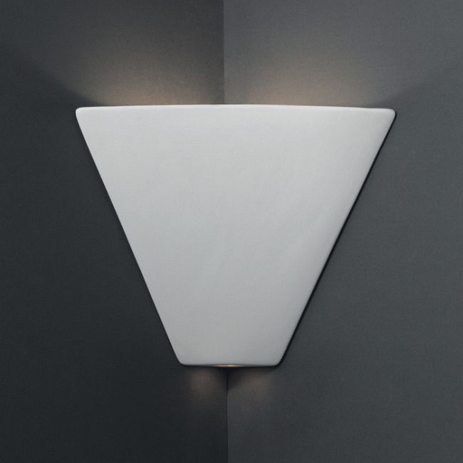 Trapezoid Corner Wall Sconce by Justice Design