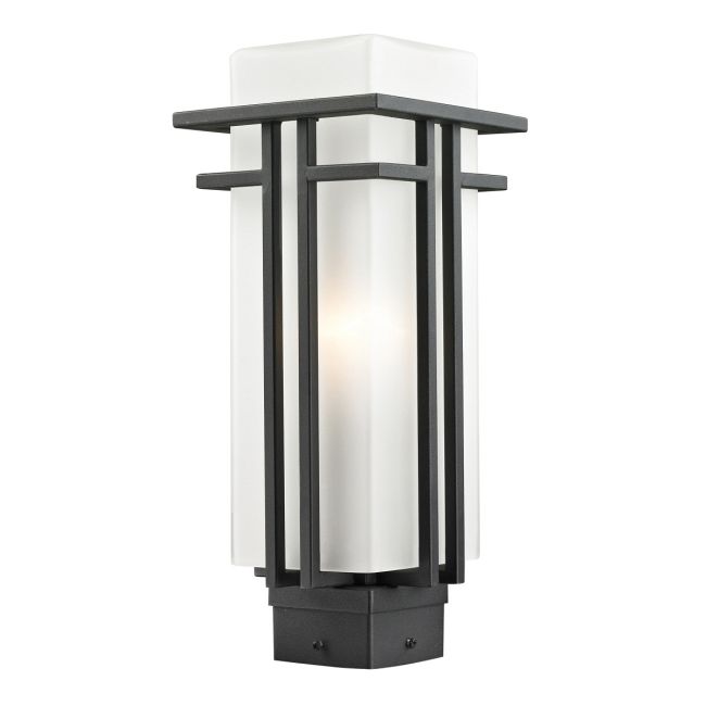 Abbey Outdoor Post Light with Square Fitter by Z-Lite