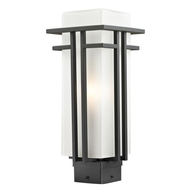Abbey Outdoor Post Light with Square Fitter by Z-Lite
