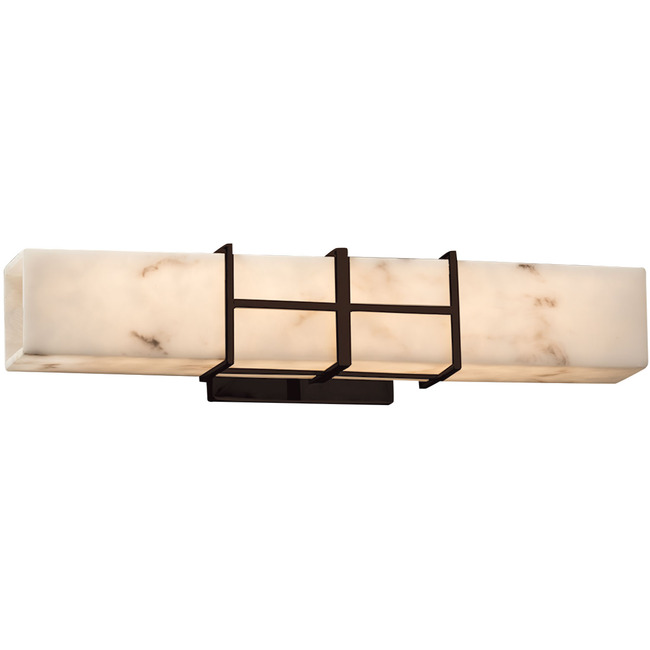 Structure Linear Bathroom Vanity Light by Justice Design