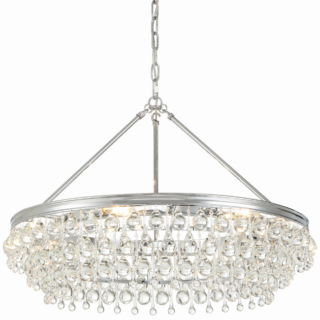 Calypso Round Chandelier by Crystorama