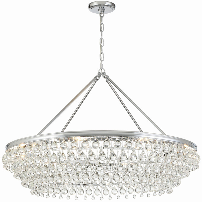 Calypso Round Chandelier by Crystorama