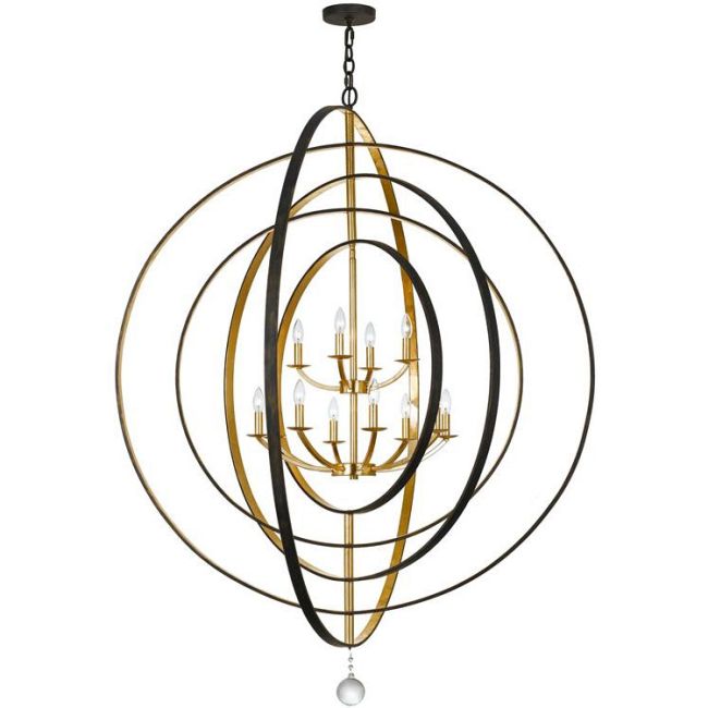 Luna Orb Chandelier by Crystorama
