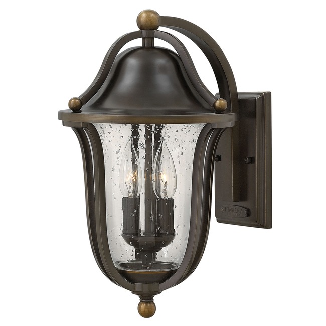 Bolla Curved Arm Outdoor Wall Light by Hinkley Lighting