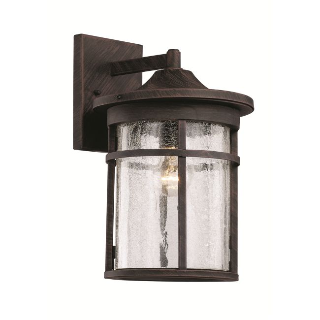 Crackled Indoor/Outdoor Wall Light by Trans Globe