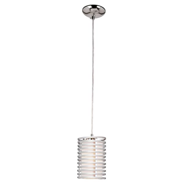 Chrome Rails Mini Pendant by Trans Globe