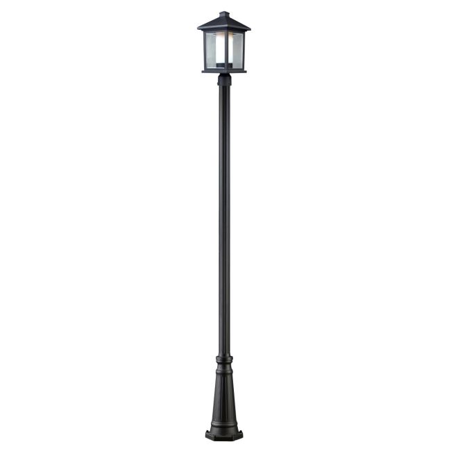 Mesa Outdoor Post Light with Round Post/Hexagon Base by Z-Lite