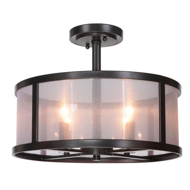 Danbury Semi Flush Ceiling Light by Craftmade