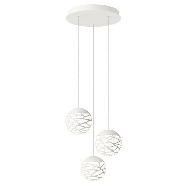 Kelly Cluster Round Multi Light Pendant by LODES