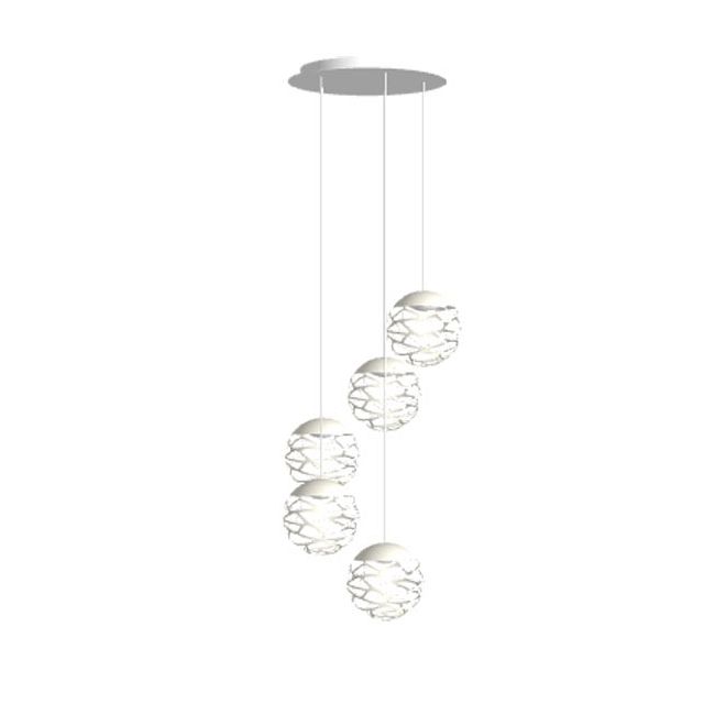 Kelly Cluster Round Multi Light Pendant by LODES